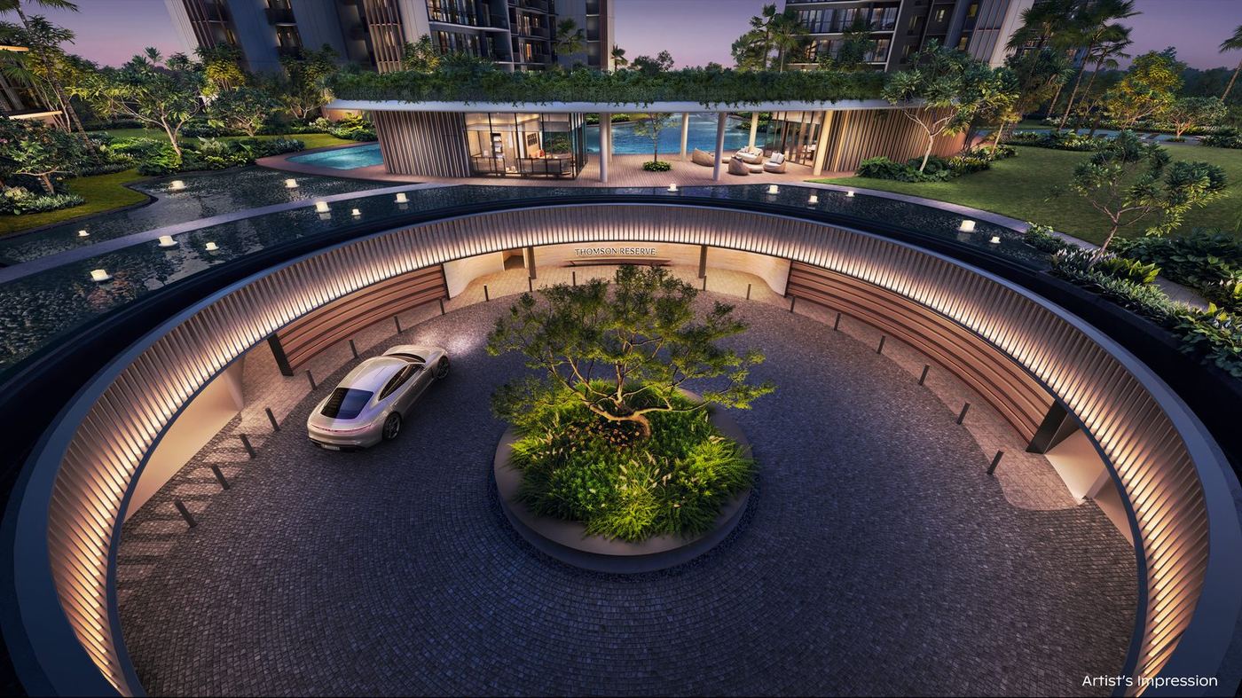 Thomson Reserve grand arrival, artist's impression