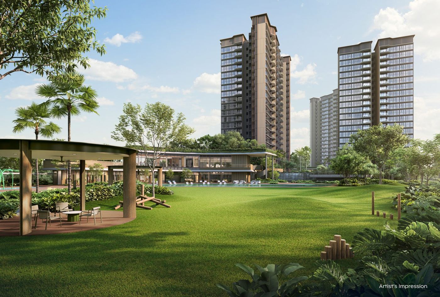 Grand Lawn Pavilion and Grand Lawn, artist's impression