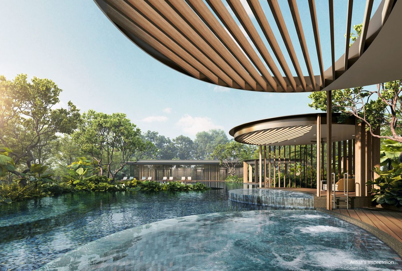 Wellness Club hydro spa pool and wellness pods, artist's impression
