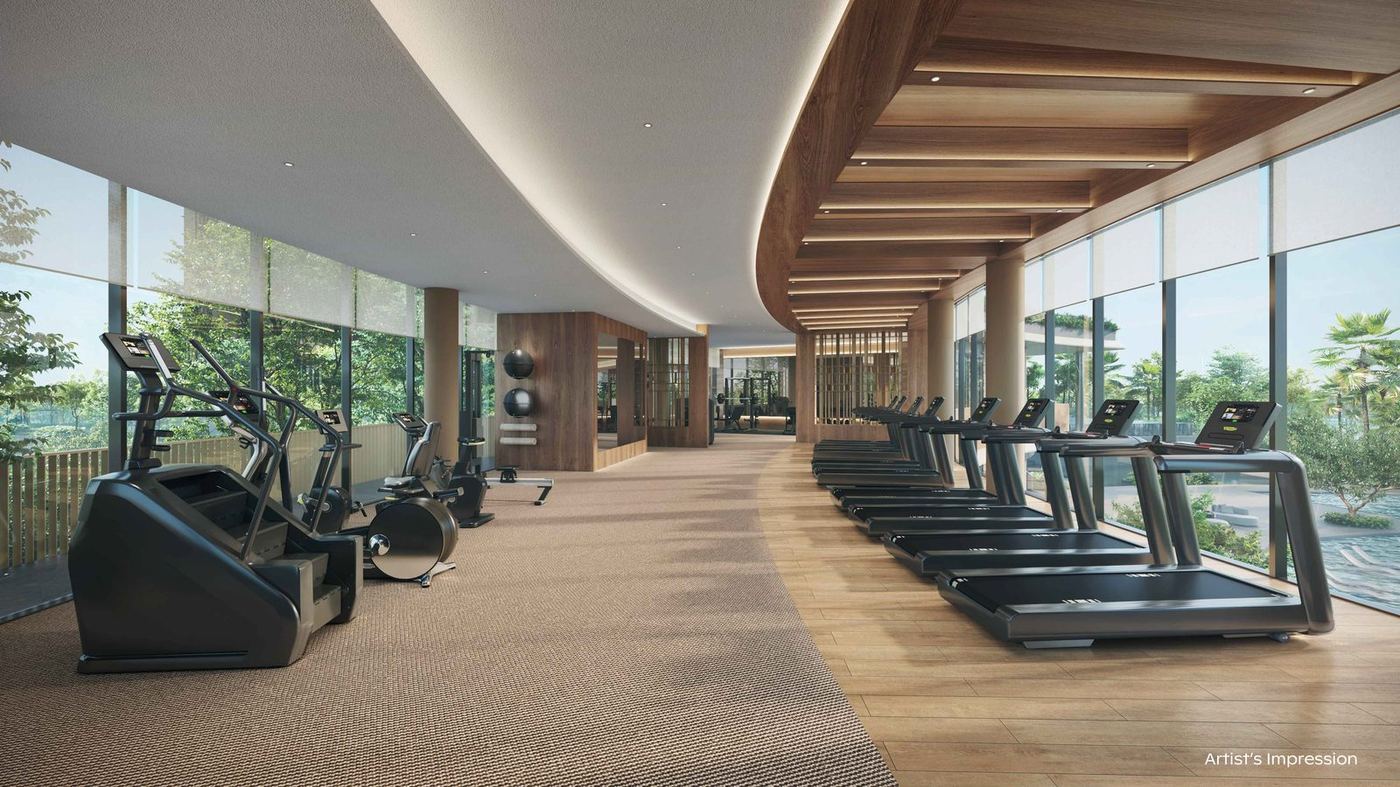 Main gym, artist's impression