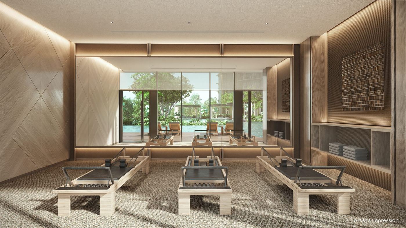 Pilates studio, artist's impression